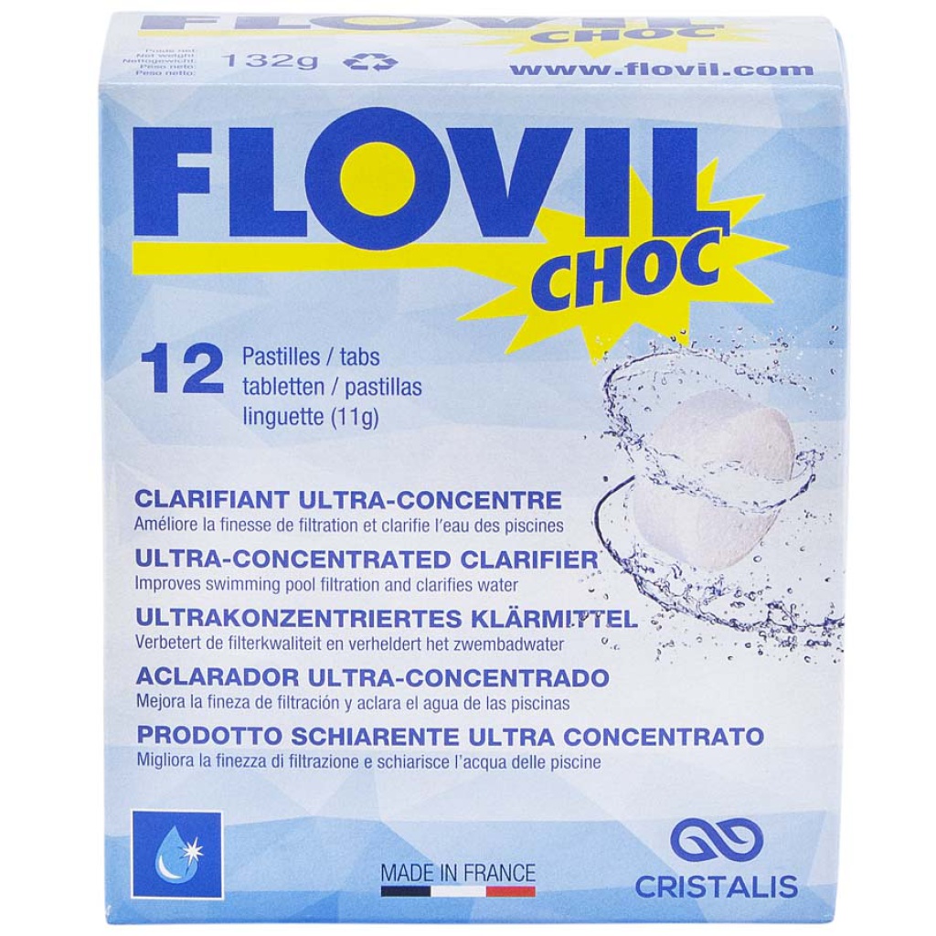 Flovil Choc vlokkingsmiddel 12 tabletten