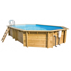 Tropic Octo+ 510 houten zwembad (hoogte 1