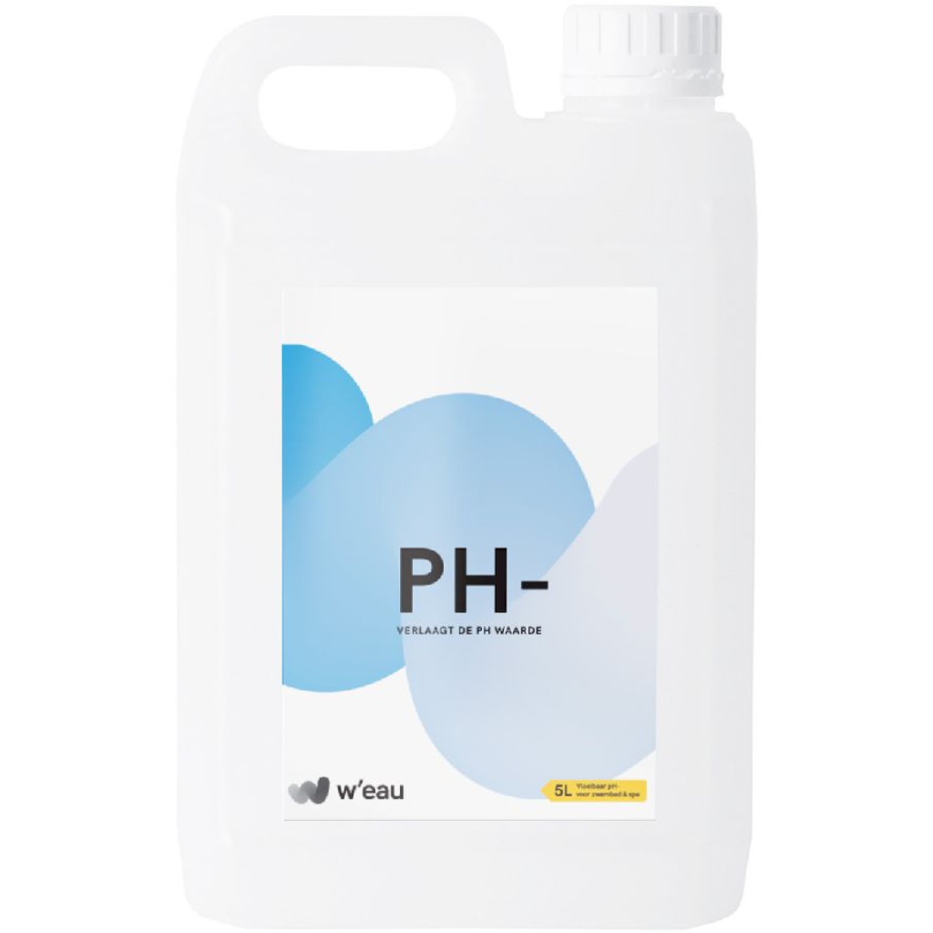 W&apos;eau Liquid pH verlager - 5 liter