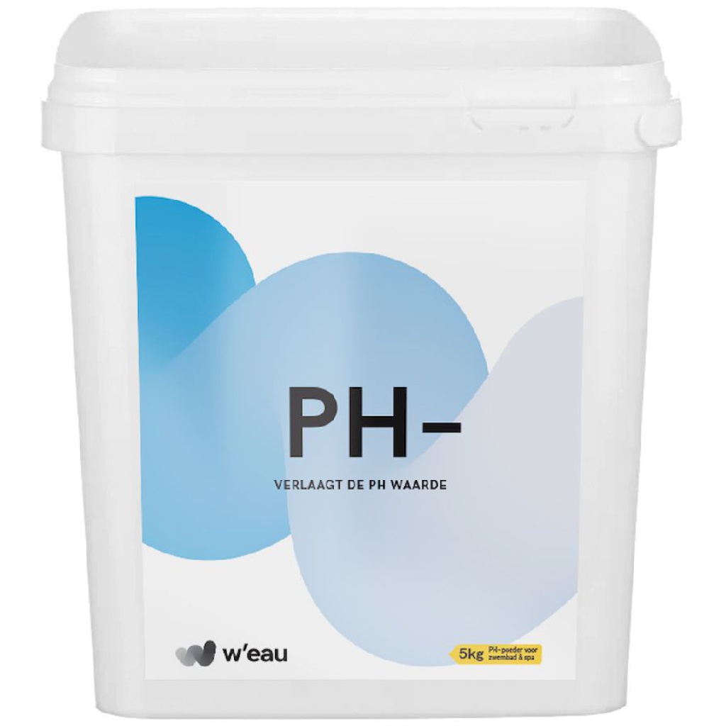 W&apos;eau pH minus poeder 5 kg
