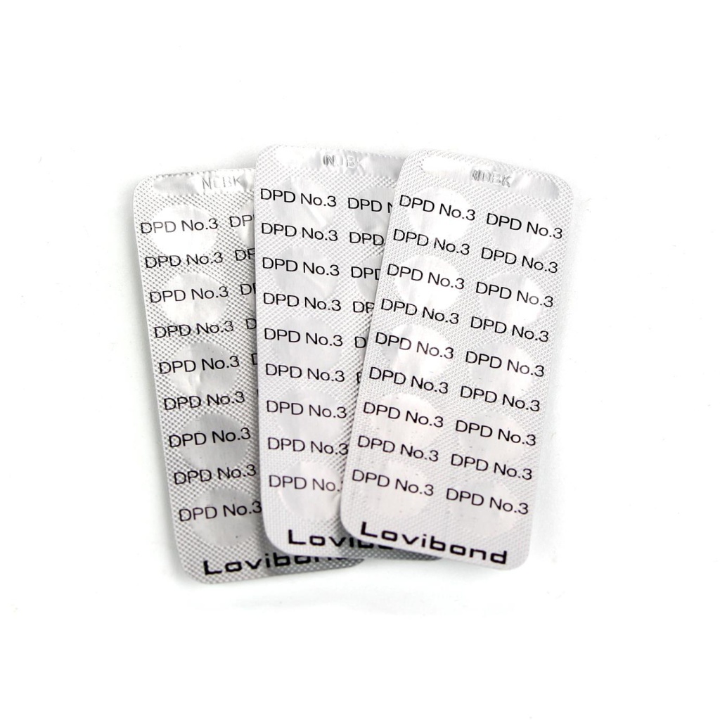 DPD 3 tabletten voor fototester (o.a. Pool Lab 1.0 en Scuba 2) - 100 stuks