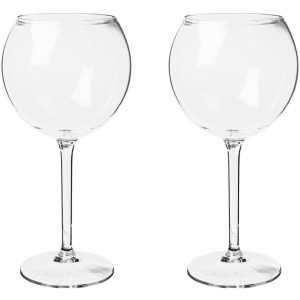 HappyGlass kunststof cocktailglas - 2 stuks