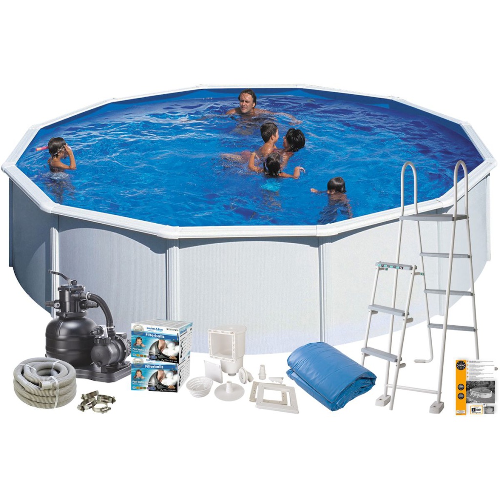 Swim & Fun Basic Pool metalen zwembad Ø550 x 120cm