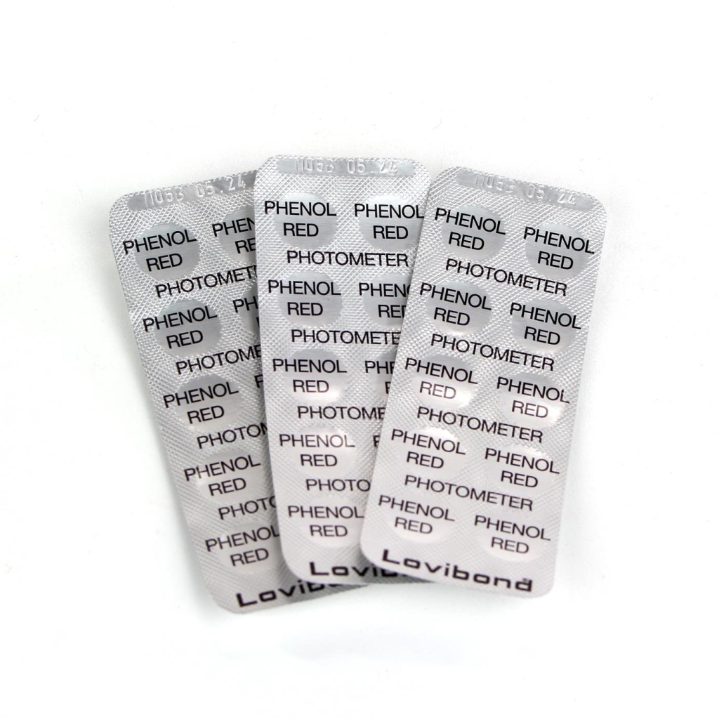Phenol Red tabletten voor fototester (o.a. Pool Lab 1.0) - 100 stuks