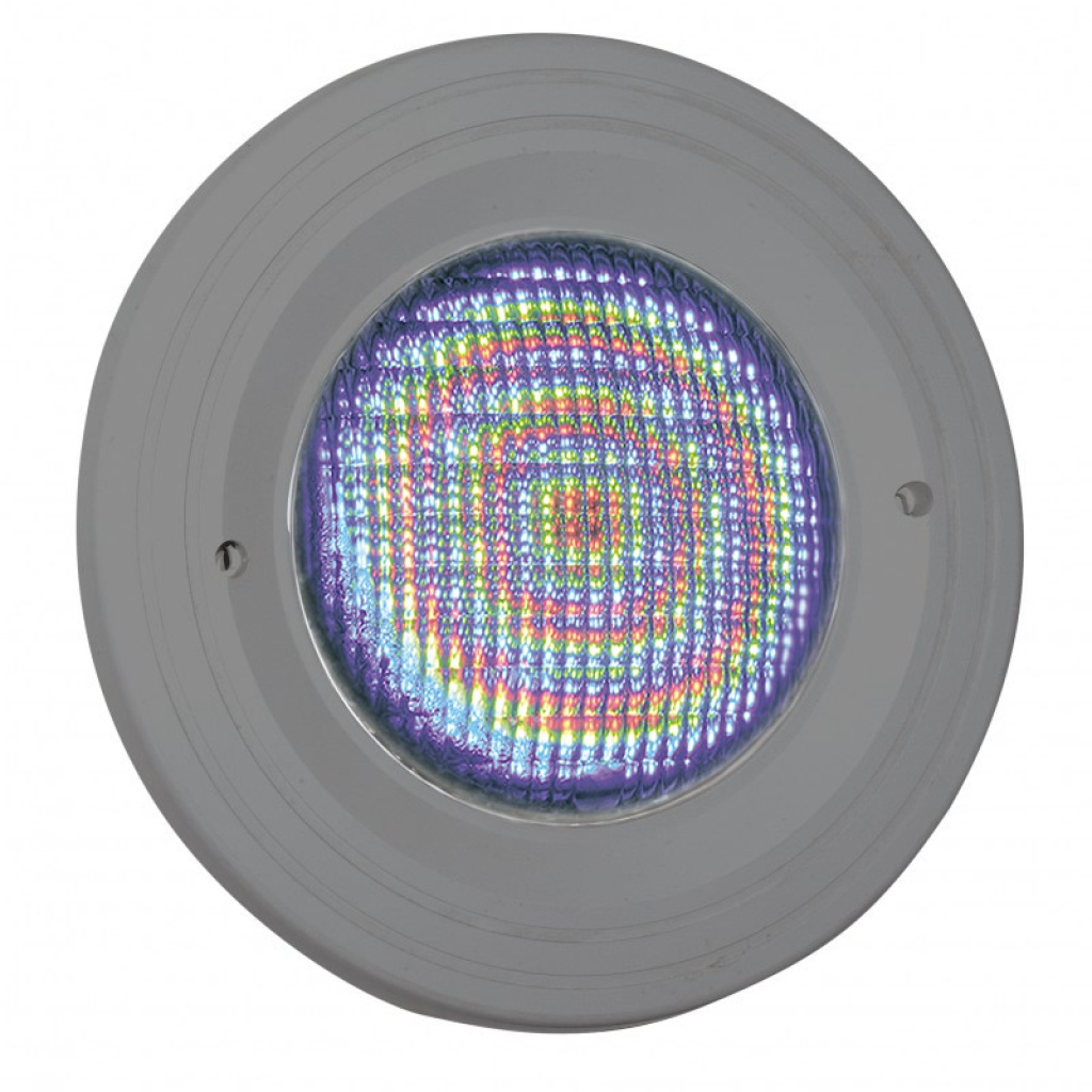 Zwembadlamp LED (kleur) + inbouwset Aquareva antraciet grijs