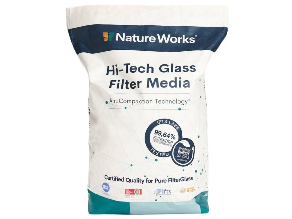 Nature works Hi-Tech Filterglas - 20 kg